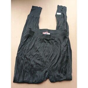 Terramar Thermasilk Pants Womens L Black Silk Thermal Base Layer Long Johns